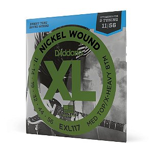 Encordoamento Guitarra 11-56 D Addario XL Nickel EXL117 [F035]