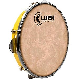Pandeiro 10" Pele Animal Luen Amarelo [F002]