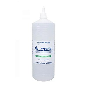 álcool Isopropílico 1000ml C/ Bico Aplicador Implastec [F083]