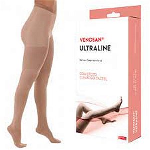 Meias De Compressao Venosan Ultraline 4000 20-30 Meia Calça P Pe Aberto Bege [F083]