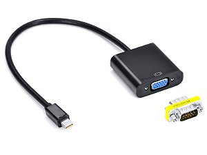 Cabo Adaptador De Video Cabo 23406  Adap-conv Mini Display Port Macho Para Vga Macho 30cm [F083]