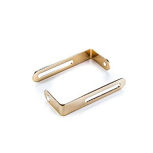Suporte Escudo Dourado Les Paul (2 Unidades) Spirit JES1-GD [F035]