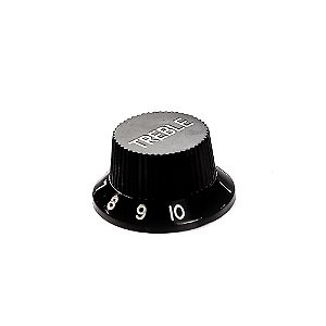 Knob Plástico Instrumentos (4 Unidades) Spirit PST-BASS-BK [F035]
