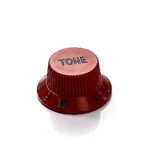 Knob Plástico Instrumentos Tone (6 Peças) Spirit PSV-T-RED [F035]