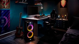 Caixa De Som Bluetooth Philips Party Tax5206/78, 160w, Com Luz De Festa, Preta [F083]