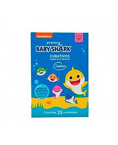 Curativo Infantil Baby Shark Com 25un Cremer [F083]