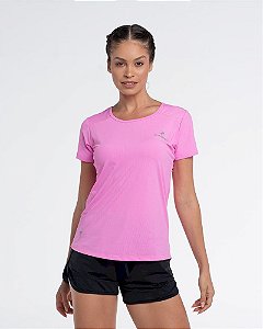 Camisa Uv Manga Curta Drifit Feminina Rosa Rr013 Radar Uv - Cor: Rosa, Tamanho: P [F083]