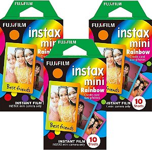 Filme Instax Mini Rainbow Com 30 Fotos - Fujifilm [F118]