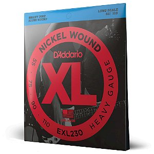 Encordoamento Baixo 4C 55-110 D Addario XL Nickel EXL230 [F035]