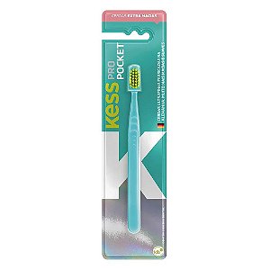 Escova Dental Pro Pocket Cerdas Extra Macias Kess 2097 [F083]