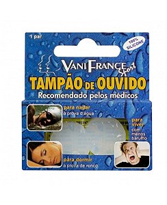 Tampao Protetor De Ouvido Silicone Par Vani France [F083]