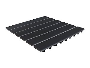 Estrado Antiderrapante Para Banho Preto Mobilitta Perfetto [F083]