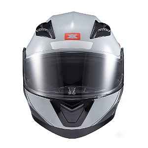 Capacete Texx Escamot Gladiator V3 Makan Cinz Verm 58 [F016]