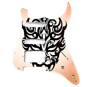 Escudo Guitarra Am Strat HSS Máscara Tribal Spirit 110-MT [F035]