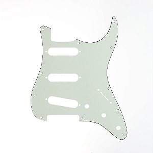 Escudo Guitarra Am Strat SSS Mint Green 3P Spirit 100-MG [F035]