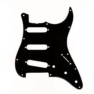 Escudo Para Guitarra 62 JPN Strat SSS Preto 3P Spirit 200-BK [F035]