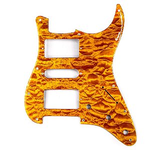Escudo Para Guitarra Am Strat HSH Amarelo Spirit 120-YQ [F035]
