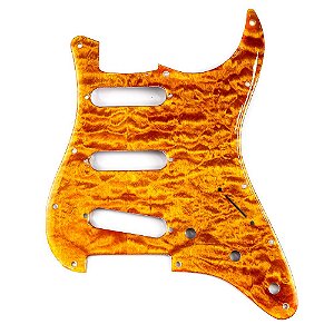 Escudo Para Guitarra Am Strat SSS Amarelo Spirit 100-YQ [F035]