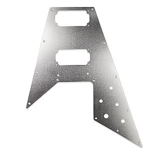 Escudo Para Guitarra Flying-V Prata Full Shape Spirit 523-SR [F035]