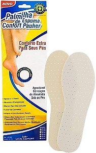 Palmilha De Espuma Confortpauher Branca 41/42 Ortho Pahuer Ac060 [F083]