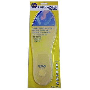 Palmilha Plana Siligel 35/36 Ortho Pahuer 12000a [F083]