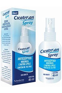 Spray Antisseptico 45ml Cicatrisan Sanfarma [F083]