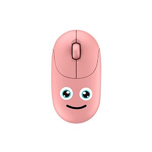 Mouse Sem Fio Wireless Emoji Kids Kms001 Pink Bright [F086]