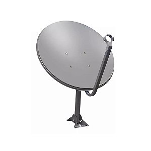 Antena Ku 60cm (pedestal 58cm) C/10 (tr) S/ Logo [F086]