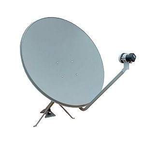 Antena Ku 75cm C/4 Offset (pedestal 60cm) S/ Logo [F086]