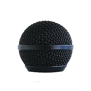 Globo Microfone Sm-58 Bk Preto Fosco Leson [F086]