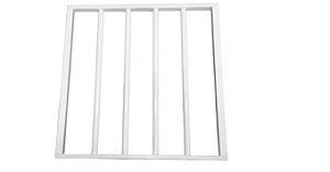 Grade De Proteção Em Alumínio Esquadrias Brasil 50x50branco [F123]