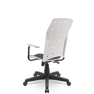 Cadeira Ergoplax Presidente RelaxPlax Branca
