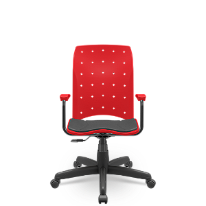Cadeira Ergoplax Presidente Relaxplax Cereja
