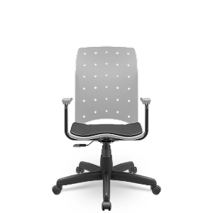 Cadeira Ergoplax Presidente RelaxPlax Cinza