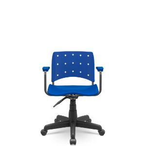 Cadeira Ergoplax Universal Secretária Azul