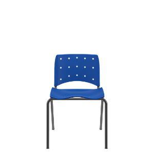 Ergoplax Secretária Fixa 4 Pés Slim Azul