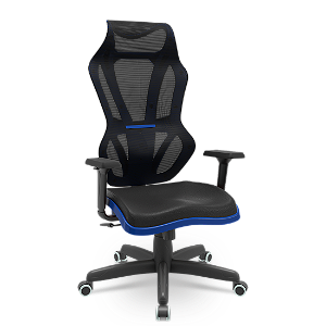 Cadeira Vizon DZ Tela Square RelaxSystem Azul