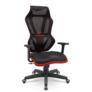 Cadeira Vizon DZ Tela Square RelaxSystem Vermelho