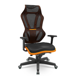 Cadeira Vizon DZ Tela Square Sincron Laranja