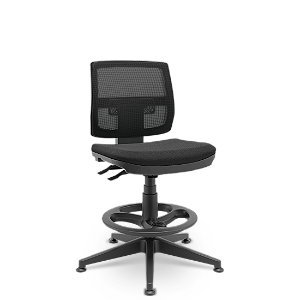 Cadeira Brizza Caixa Executiva Poliester Preto