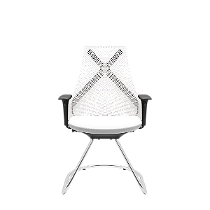 Cadeira Bix Assento Aero Branco Aproximação