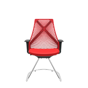 Cadeira Bix Assento Aero Vermelho Aproximação
