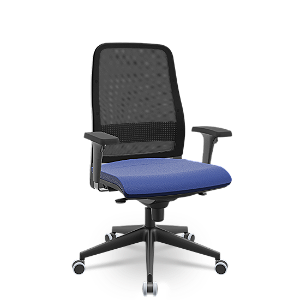 Cadeira Titan Encosto em Tela Azul