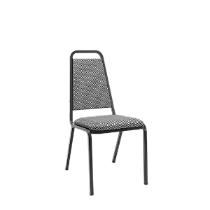 Cadeira Empilhável TH2 Cinza/Preto