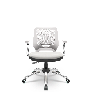 Cadeira Beezi Assento Dunas Branco Relaxplax
