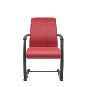 Cadeira Suprema Aproximação Vinil Vermelho