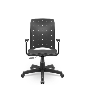 Cadeira Ergoplax Presidente Relax Preto PE