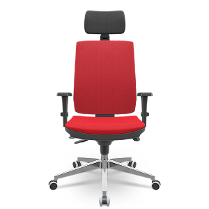 Cadeira Brizza Soft Vermelha Poliéster Slider