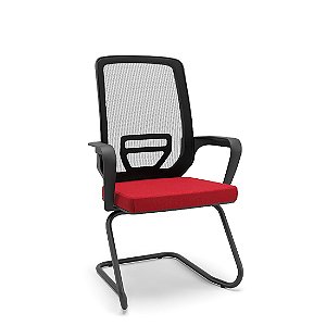Cadeira Adrix Aprox S Poliester Vermelho