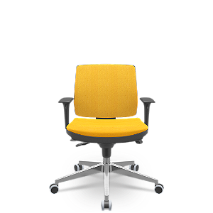 Cadeira Brizza Soft Executiva Amarelo